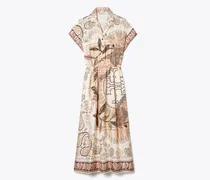 Damen Tailliertes Hemdkleid aus Seide