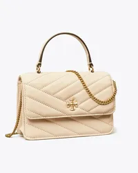 Tory Burch Mini Kira Chevron Top Handle Chain Wallet New