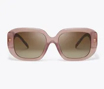 Damen T Monogram Geometric Sunglasses