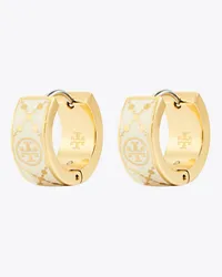 Tory Burch Small T Monogram Hoop Earring Tory