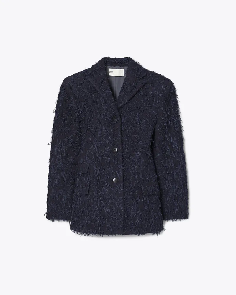 Tory Burch Damen Wollblazer Ink