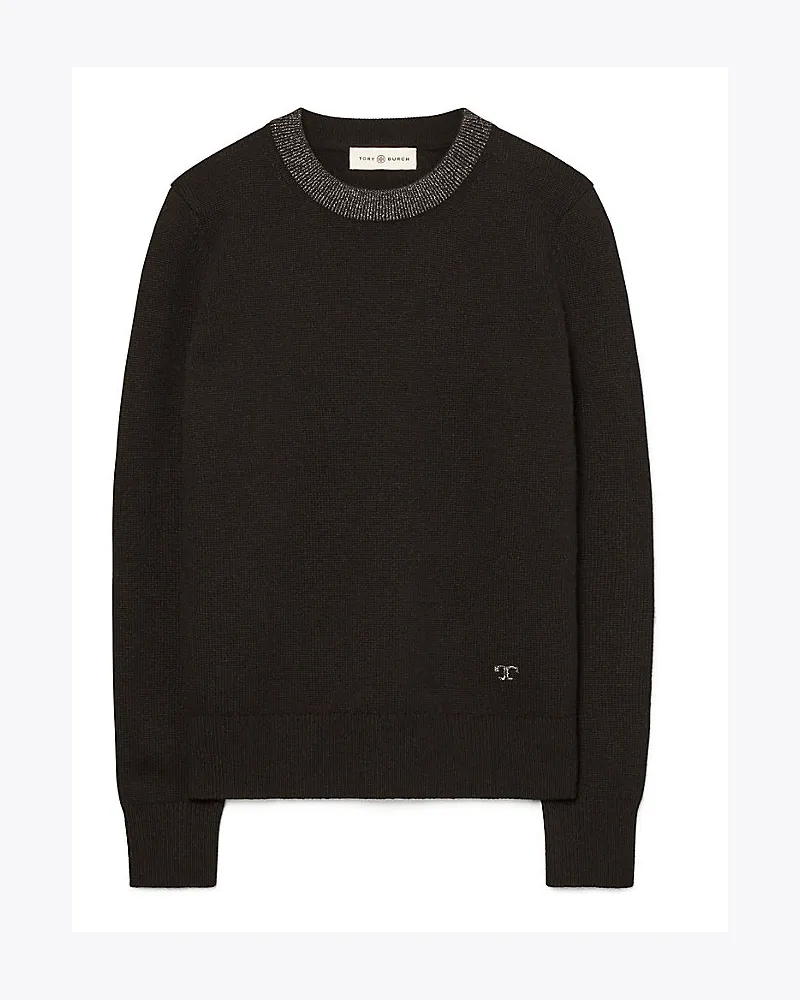Tory Burch Kaschmirpullover Mit Lurex Black