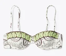 Damen Bedrucktes Bikinioberteil mit Bügelkörbchen