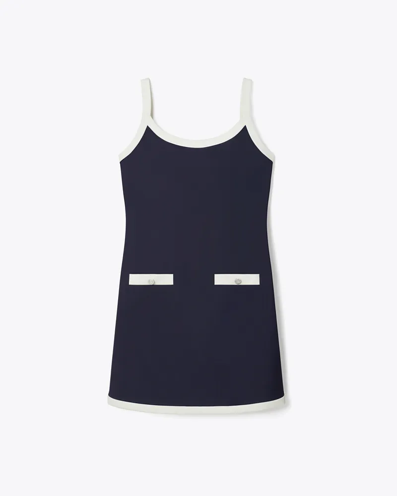 Tory Burch Damen Tenniskleid aus Jersey Deep