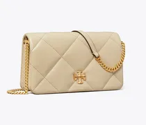 Damen Kira Geldbörse mit Rautensteppung und Kette