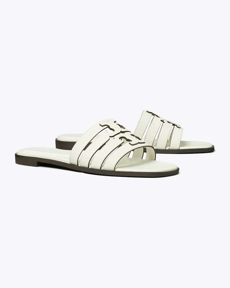 Tory Burch Ines Riemchen-Slide Cream