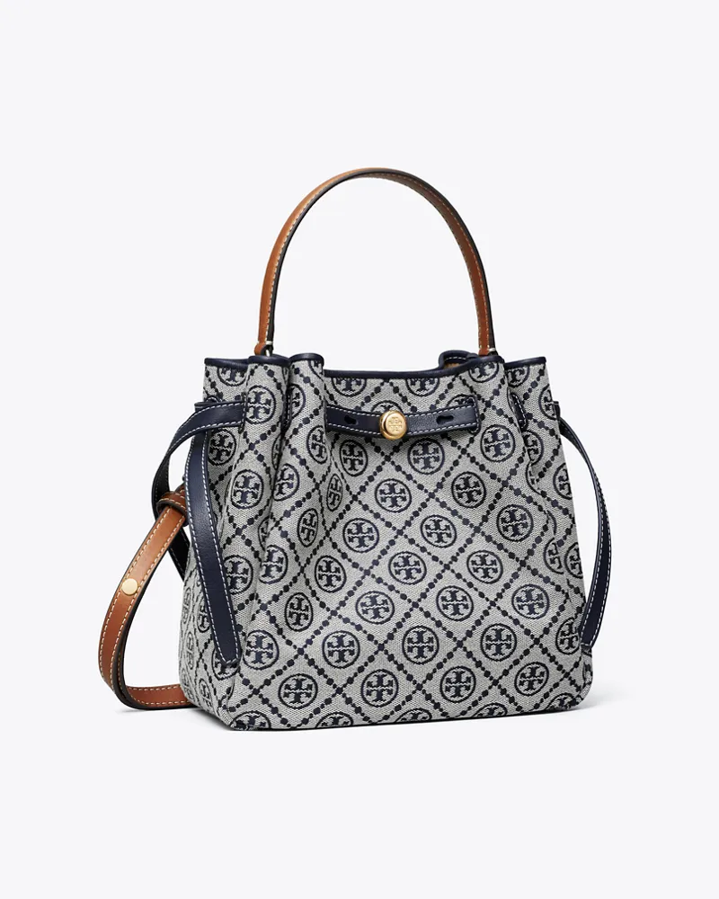 Tory Burch Romy Bucket Bag mit T-Monogramm Tory