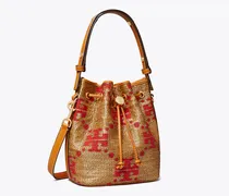 Damen T Monogram Woven Bucket Bag