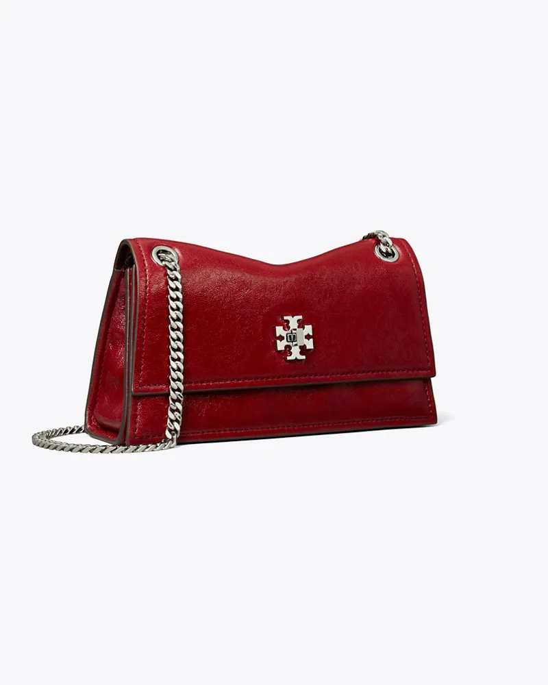 Tory Burch Damen Mini Kira Turnlock Shoulder Bag Red