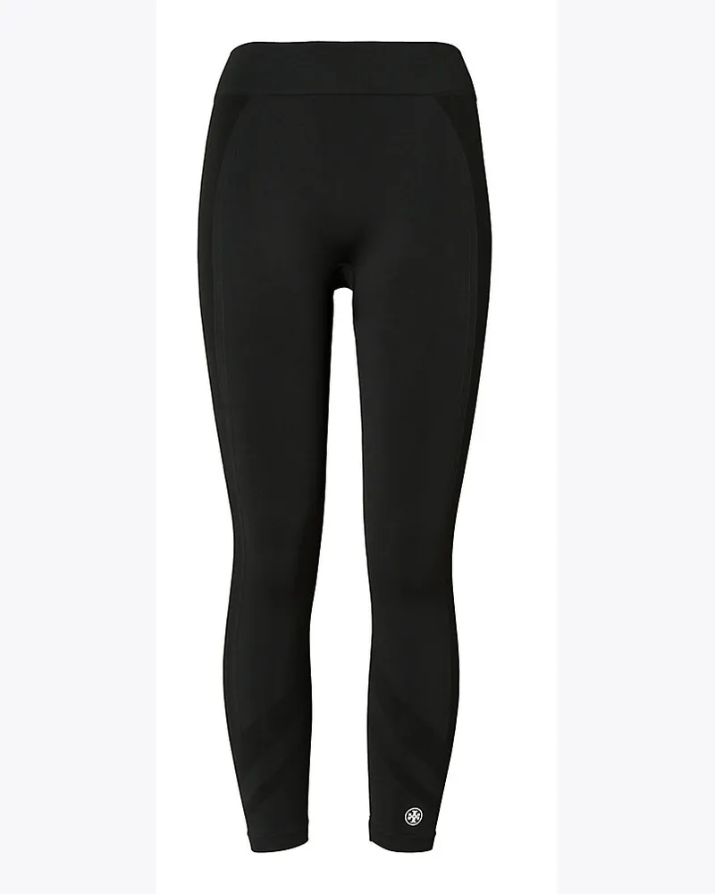 Tory Sport Nahtlose 7/8-Leggings Mit Hohem Bund Sport