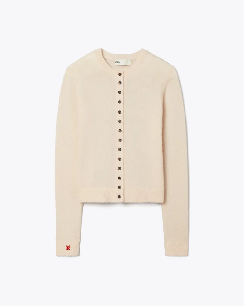 Tory Burch Damen Cardigan aus Kaschmir und Seide Archroma