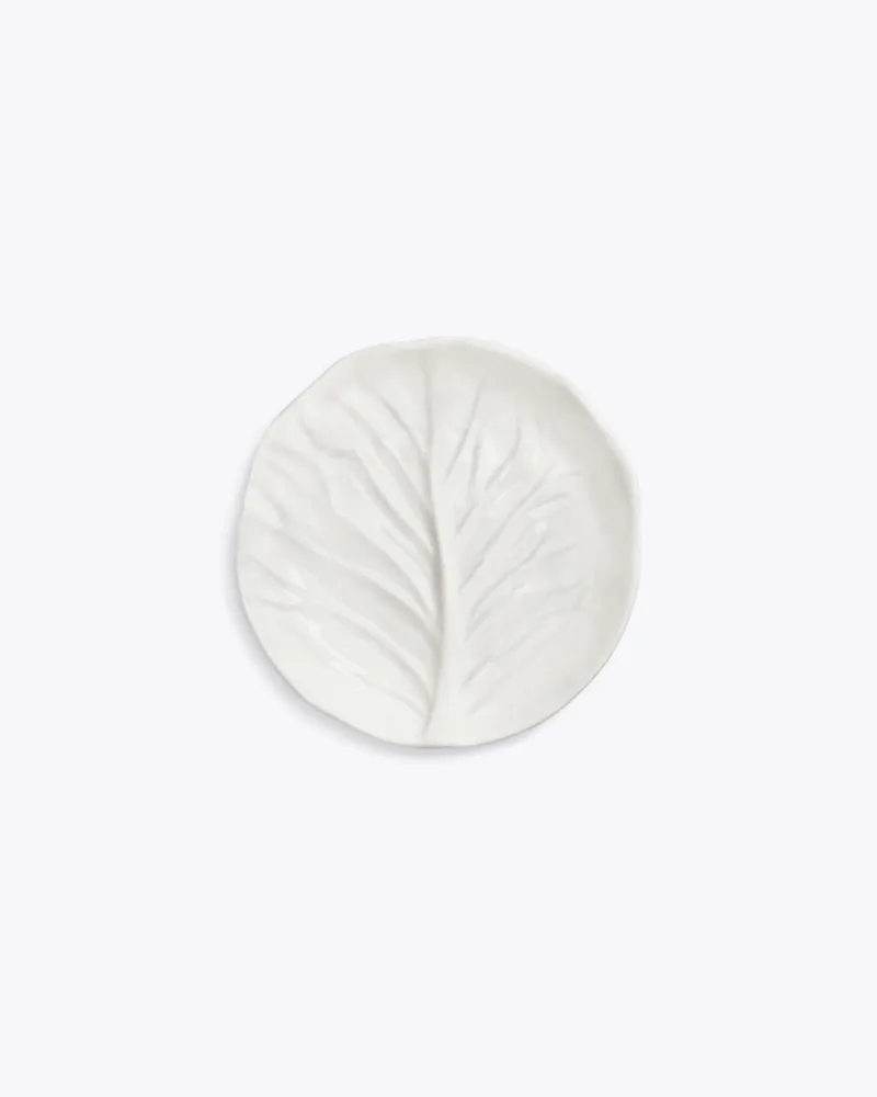 Tory Burch Kanapee-Teller Im Lettuce-Design, 4er-Set White