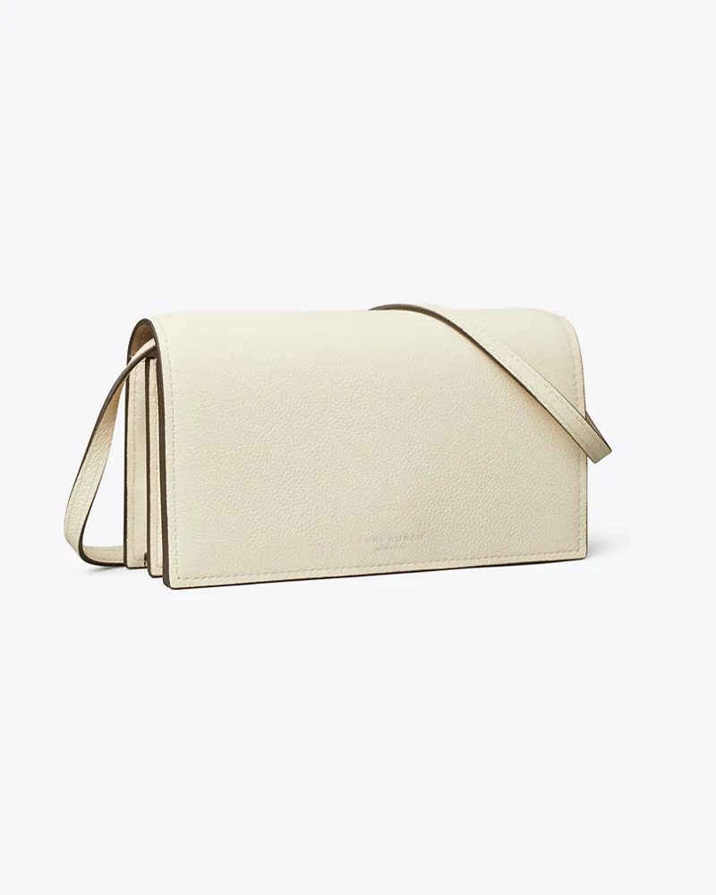 Tory Burch Damen Perry Crossbody-Geldbörse Light