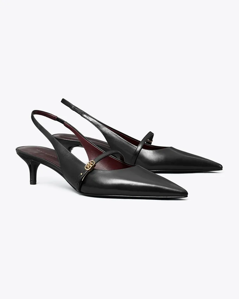 Tory Burch Mary Jane Slingback mit Doppel-T und Schnalle Perfect