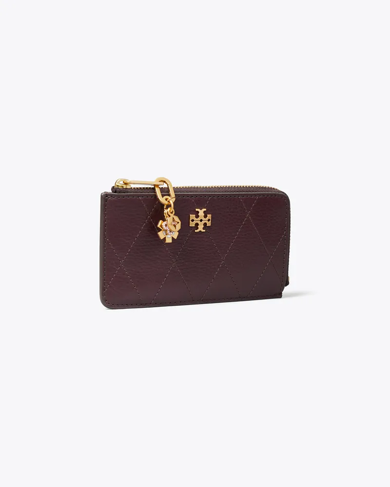 Tory Burch Gestepptes Charlie Kartenetui mit Reißverschluss Vintage