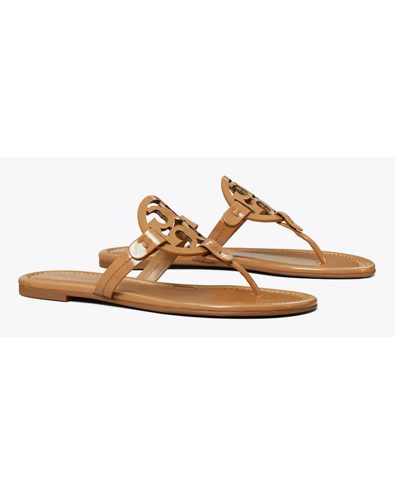 Tory Burch Miller Patent Sandal Tan