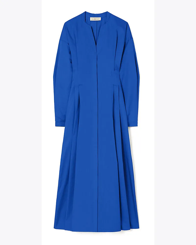 Tory Burch Hemdkleid Aus Baumwollpopeline Blue