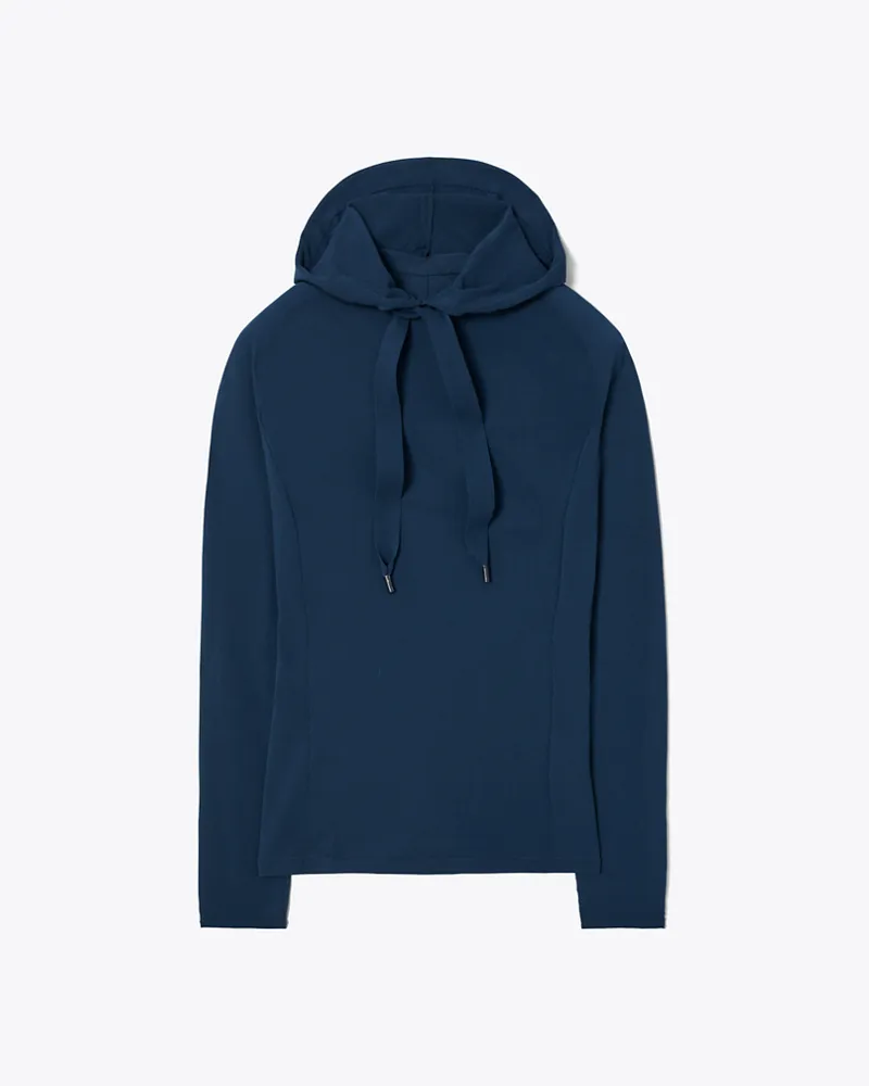 Tory Burch Damen Hoodie aus Nylon Dark