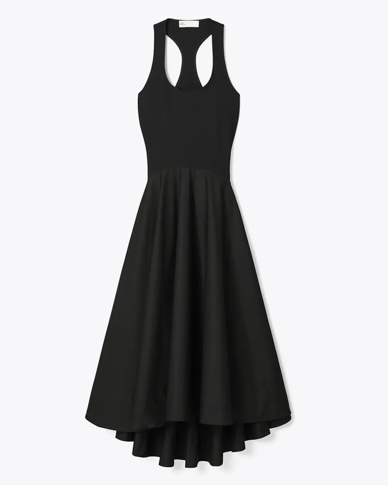 Tory Burch Damen Tanktopkleid aus Viskose Black