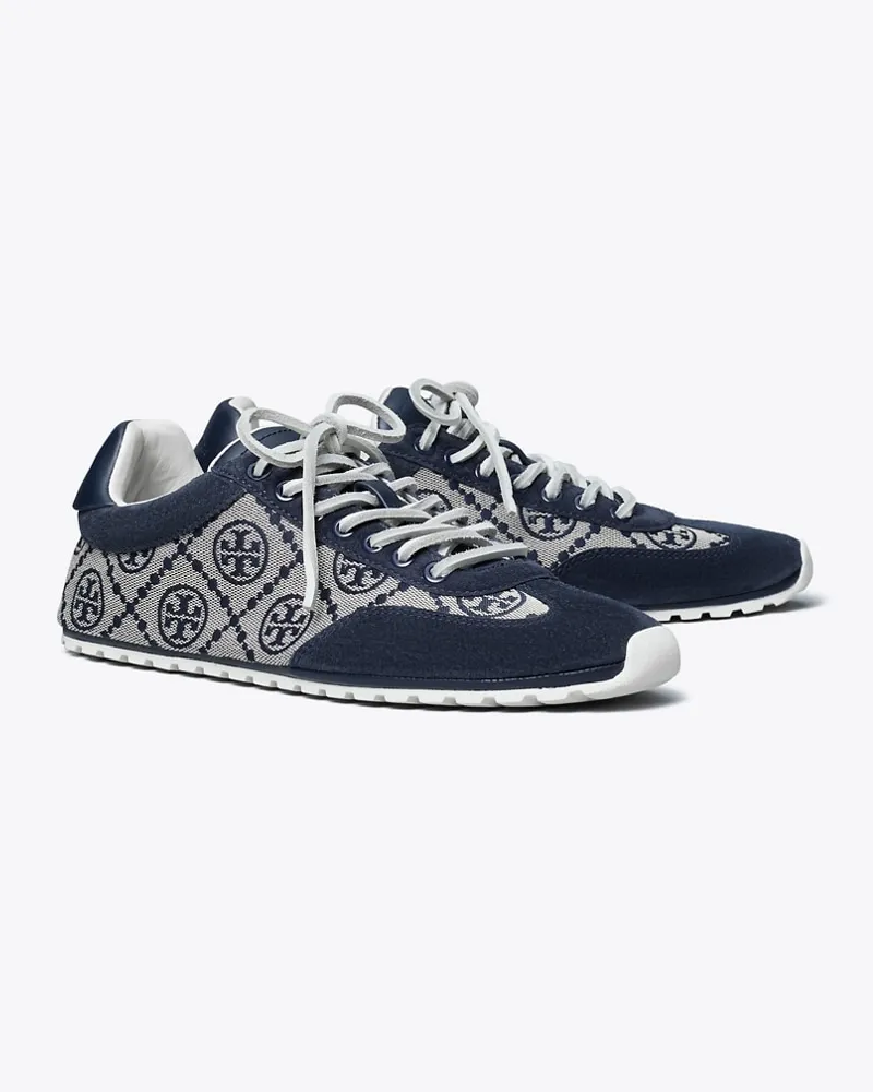 Tory Burch T Monogram Field Sneaker Navy