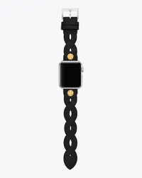 Tory Burch Braided Band for Apple Watch Black