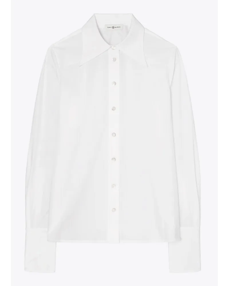 Tory Burch Cotton Poplin Shirt White