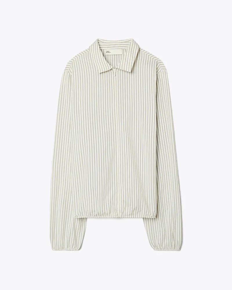 Tory Burch Damen Gestreiftes Top White