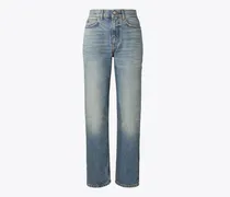 Damen Jeans mit geradem, weitem Bein
