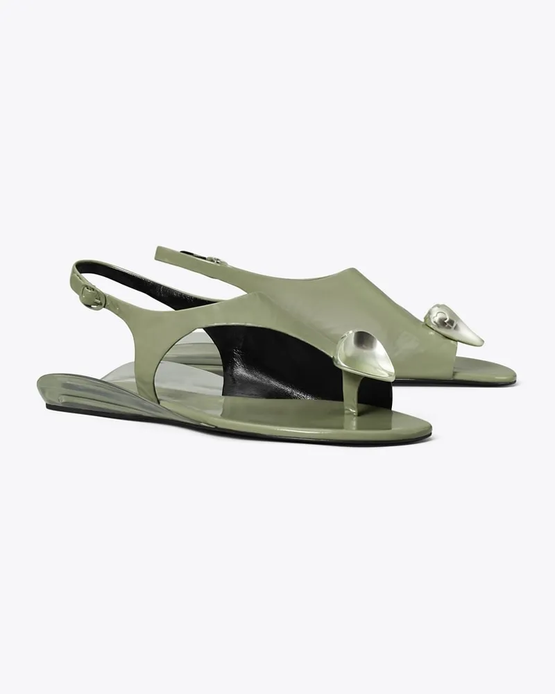Tory Burch Damen Patos Slingback-Sandale Light