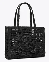 Tory Burch Small Ella Hand-Crocheted Tote Black