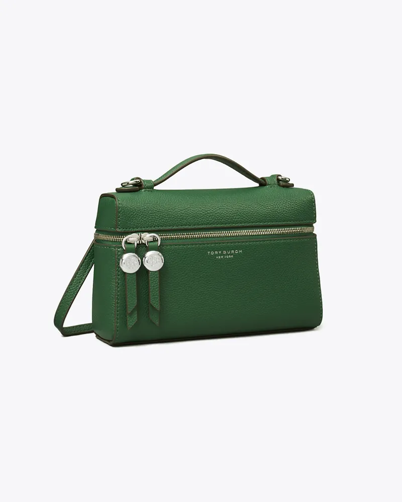 Tory Burch Damen Romy Slim Top Handle Bag Dark