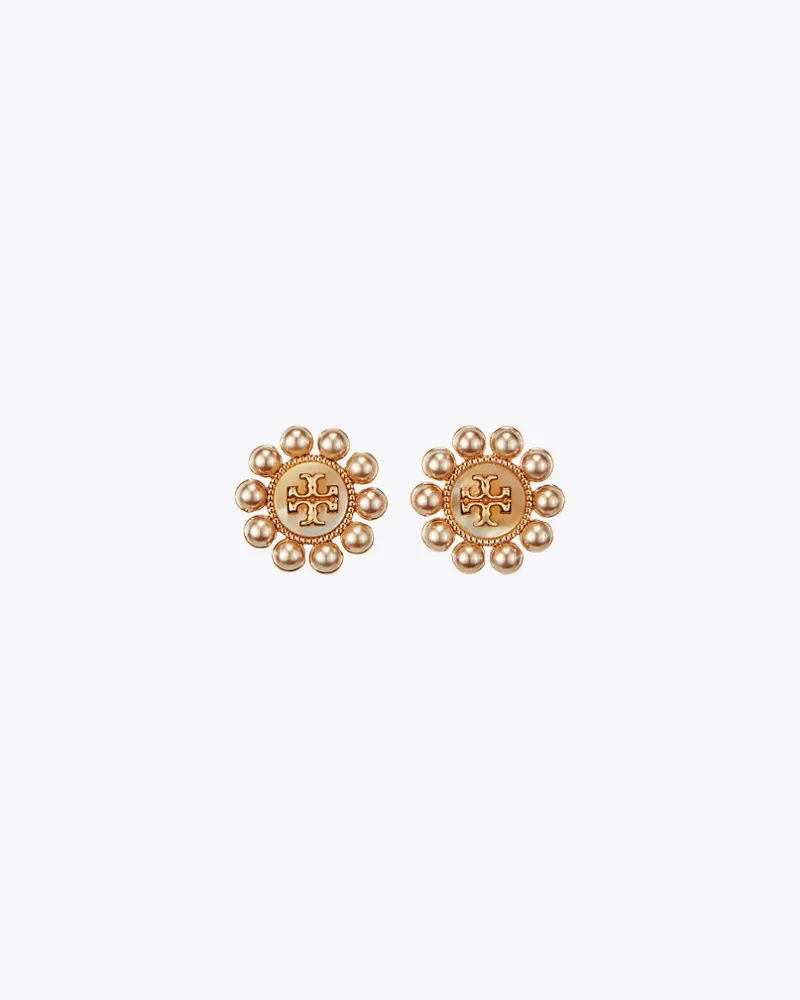 Tory Burch Damen Kira Pearl Flower Stud Tory