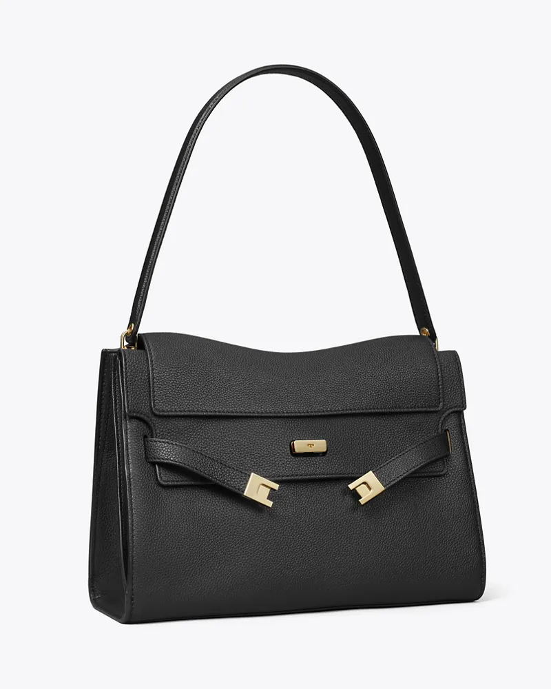 Tory Burch Damen Große Lee Radziwill Schultertasche Black