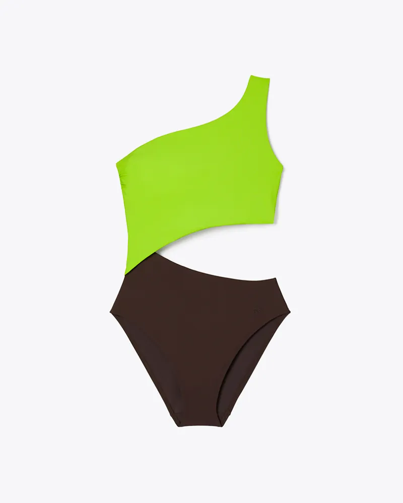 Tory Burch Damen Badeanzug mit Cutout Deep