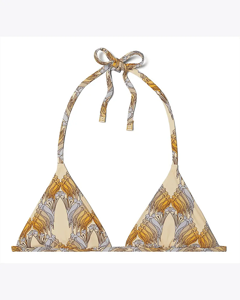 Tory Burch Bedrucktes Triangel-Bikinioberteil 