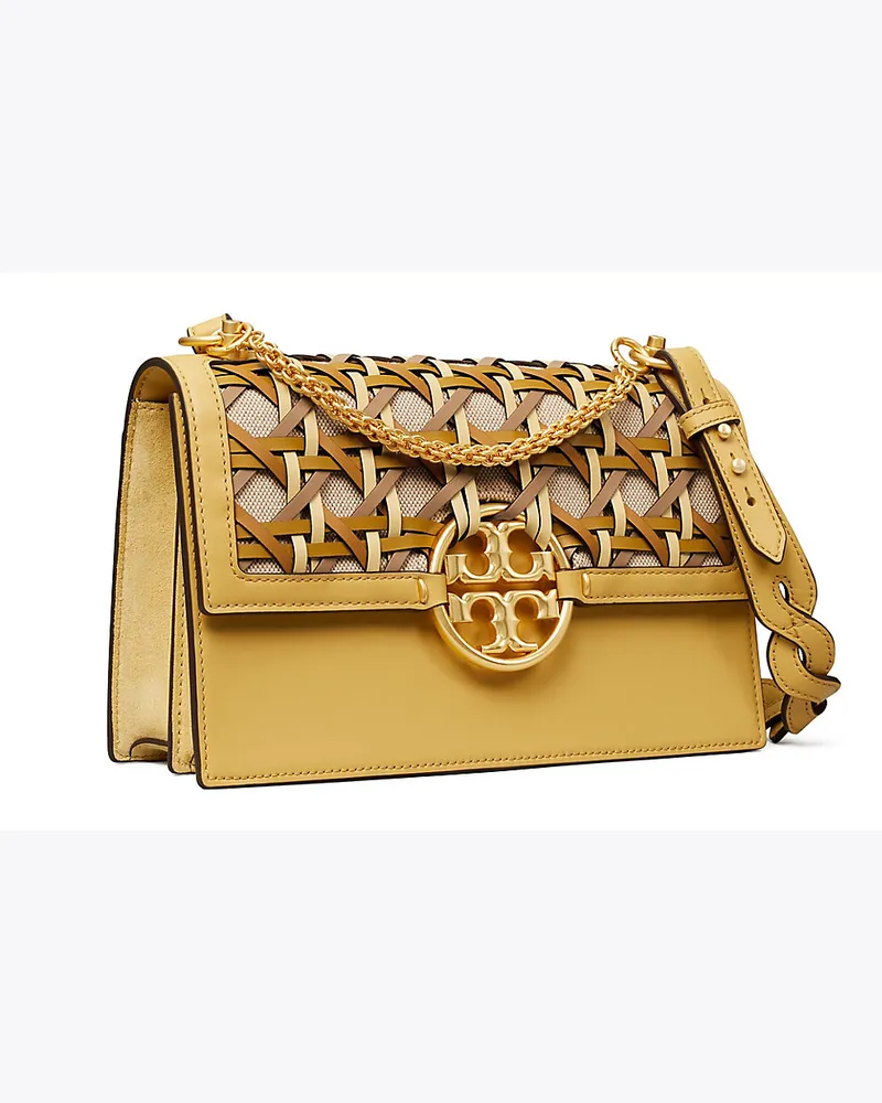 Tory Burch Miller Schultertasche In Korbgeflecht-Optik 