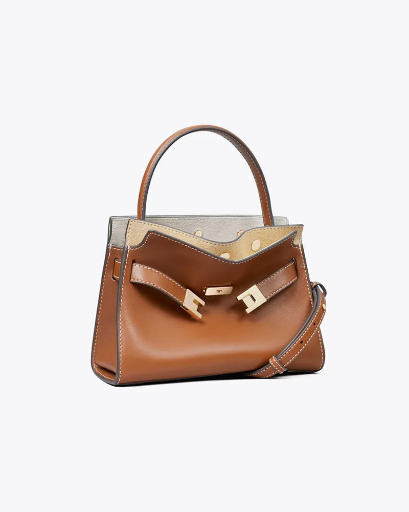 Tory Burch Damen Petite Lee Radziwill Double Bag Aged