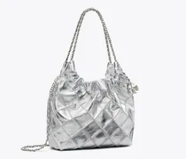 Damen Mini Fleming Hobo Bag in Metallic