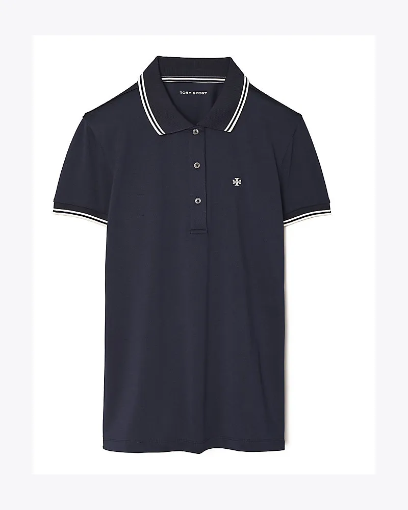 Tory Sport Klassisches Poloshirt Aus Technischem Piqué Tory