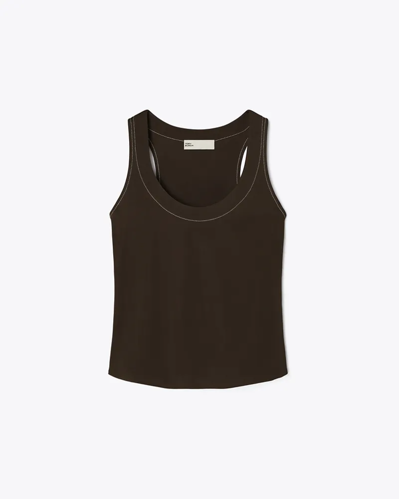 Tory Burch Damen Jersey Tank Top Deep
