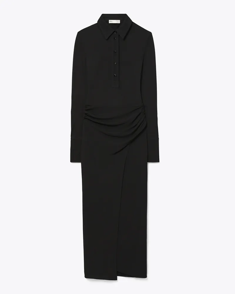 Tory Burch Damen Hemdkleid aus Jersey Black