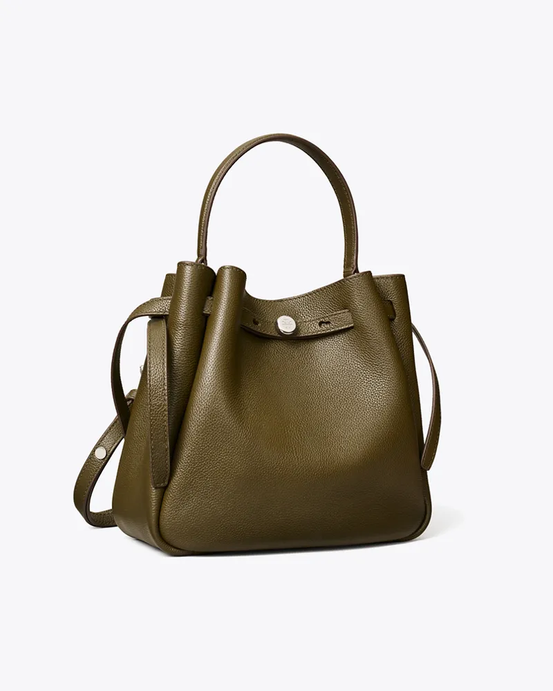 Tory Burch Damen Romy Bucket Bag Leccio