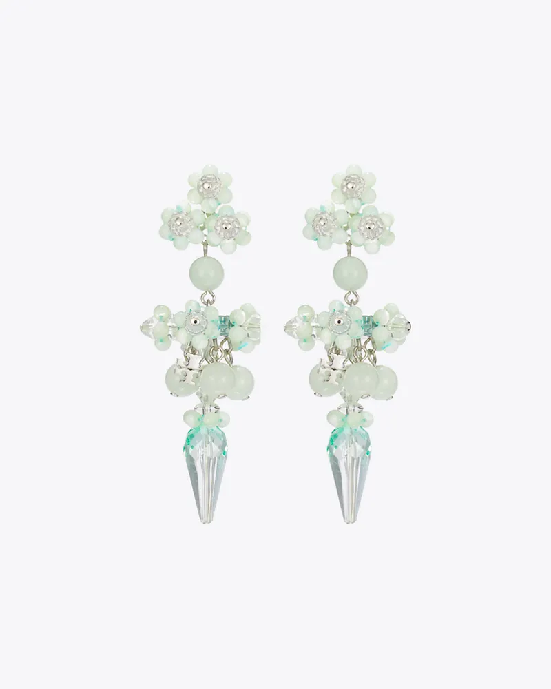 Tory Burch Damen Curiosity Beaded Linear Earrings Tory