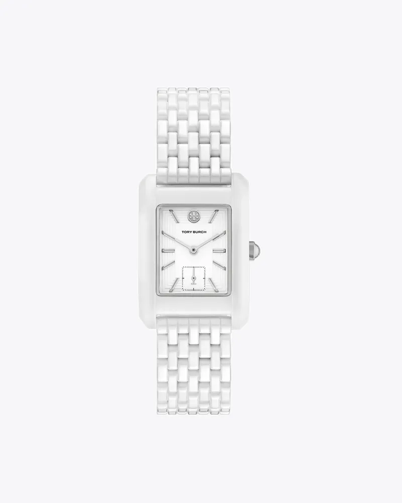 Tory Burch Damen Eleanor Armbanduhr White