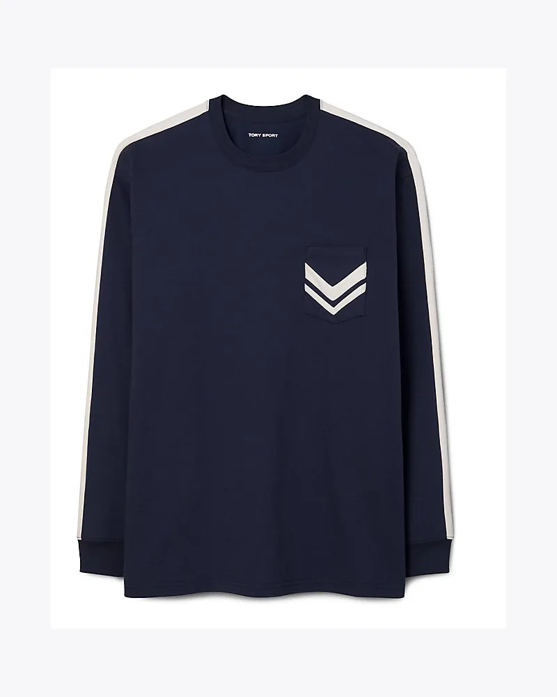 Tory Sport Oversize-T-Shirt Mit Langen Ärmeln Tory