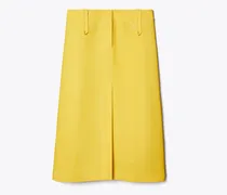 Damen Gewachster Canvas-Rock