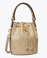 Tory Burch T Monogram Leather Mini Bucket Bag Fresh