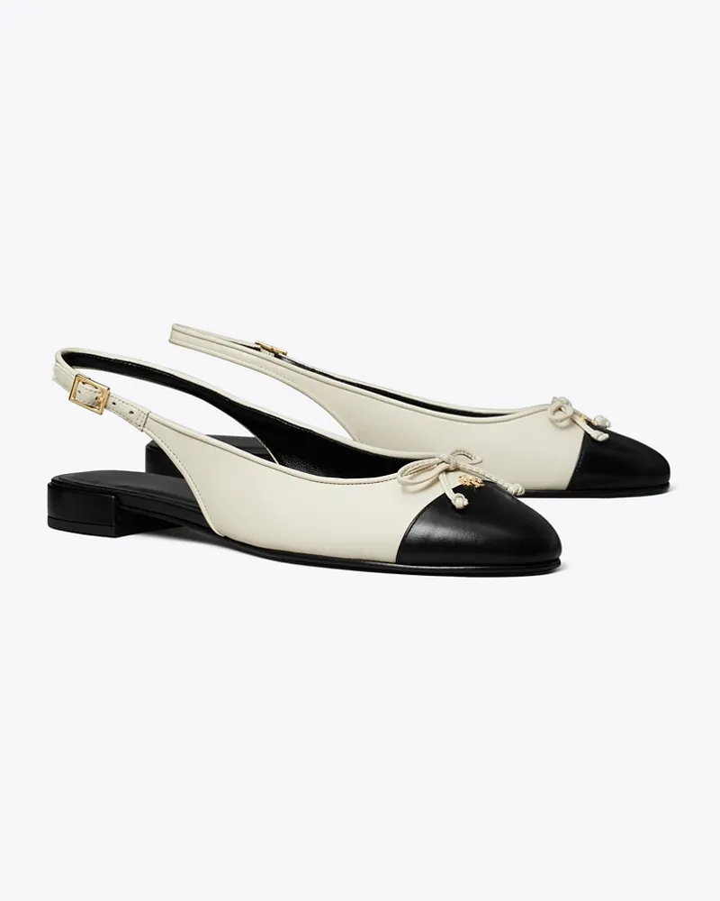 Tory Burch Damen Slingback mit Zehenkappe Light