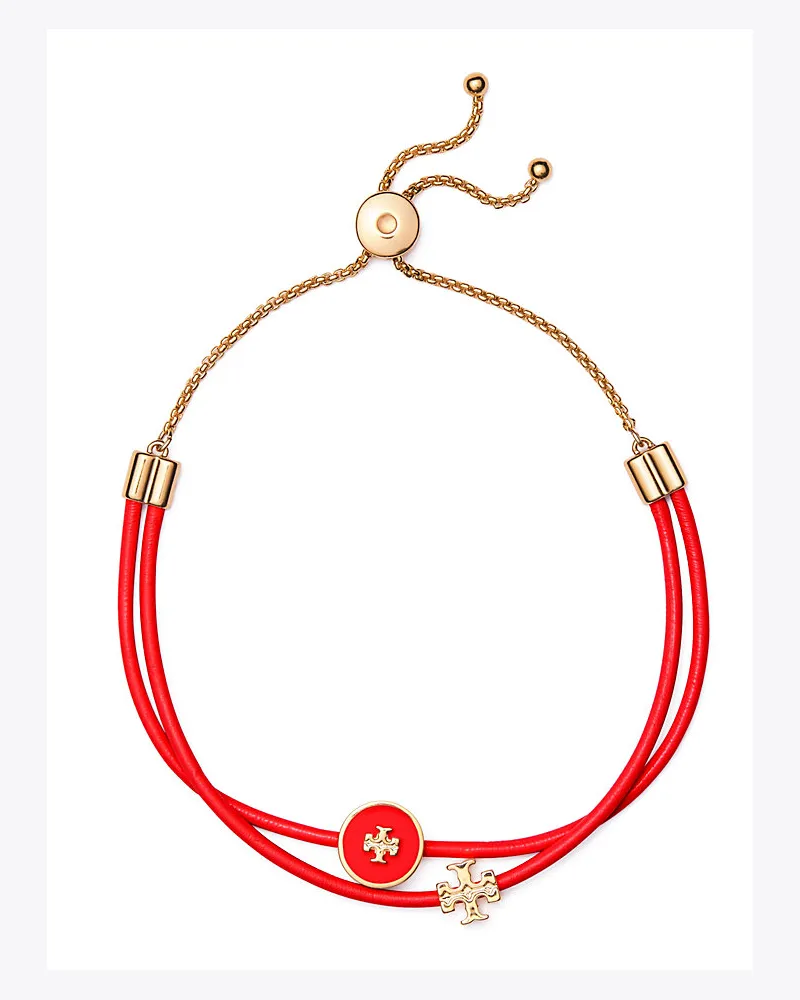 Tory Burch Kira Armband Mit Emaille Und Schiebeverschluss 