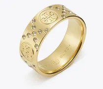 Damen Icon Pavé-Ring mit T-Monogramm